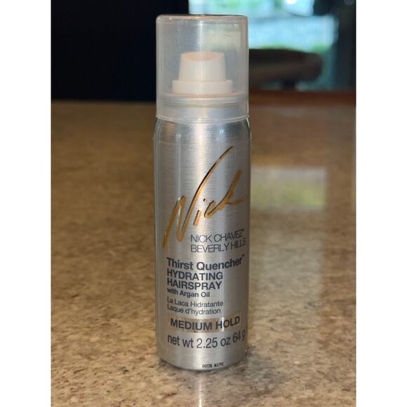 Nick Chavez Beverly Hills Thirst Quencher Hydrating Hairspray Argan Oil 2.25 oz - Picture 1 of 2